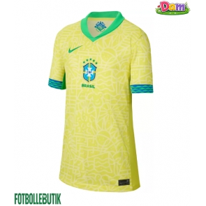 Brasilien Hemmatröja Kvinnor Copa America 2024 Kortärmad